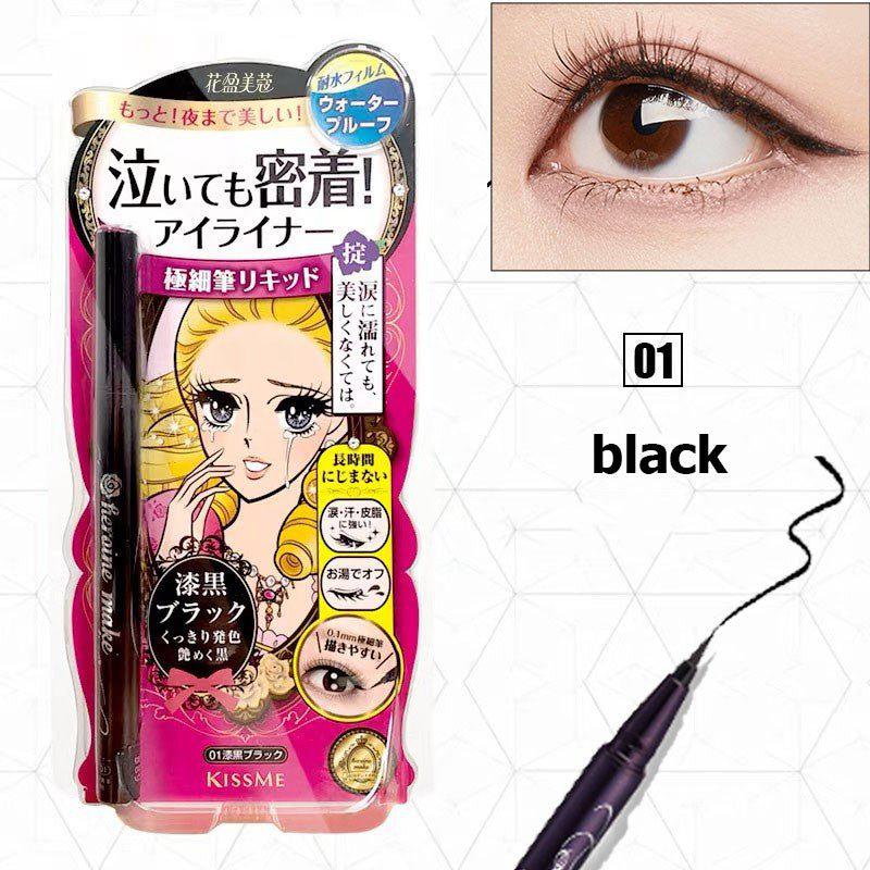 Kissme Heroine Make Smooth Liquid Eyeliner (Black)