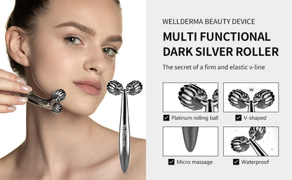 WellDerma Face Lifting Dark Silver Roller