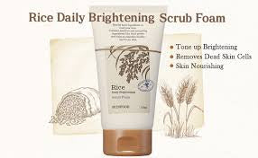 Skinfood Rice Daily Brightening Scrub Foam 150ml