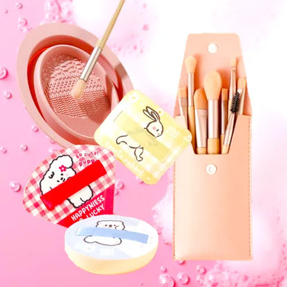 Xixi Make Up Brush Set #Light pink