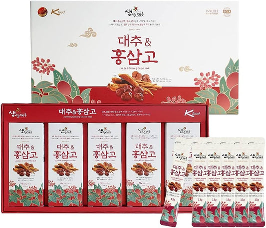 Kfood Daechoo & Hongsamgo Jujube & Ginseng Extract stick 12 packs