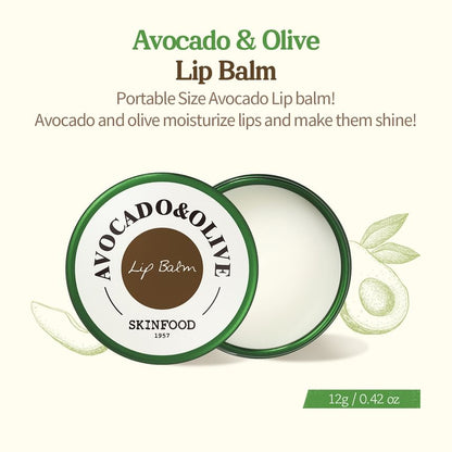 Skinfood Avocado & Olive Lip Balm 2024 version 12g