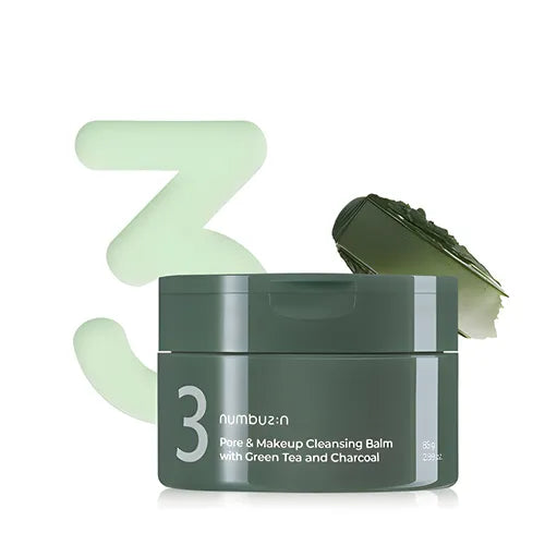 Numbuz:n No. 3 Pore & Makeup Cleansing Balm With Green Tea And Charcoal