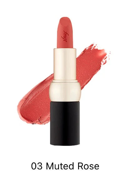 The Face Shop fmgt New Bold Velvet Lipstick 03 Muted Rose