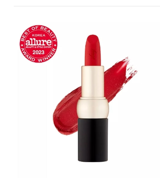 The Face Shop fmgt New Bold Velvet Lipstick 07 New Bold Red