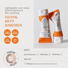 Some by MI V10 hyal air fit sunscreen OTC version 50ml