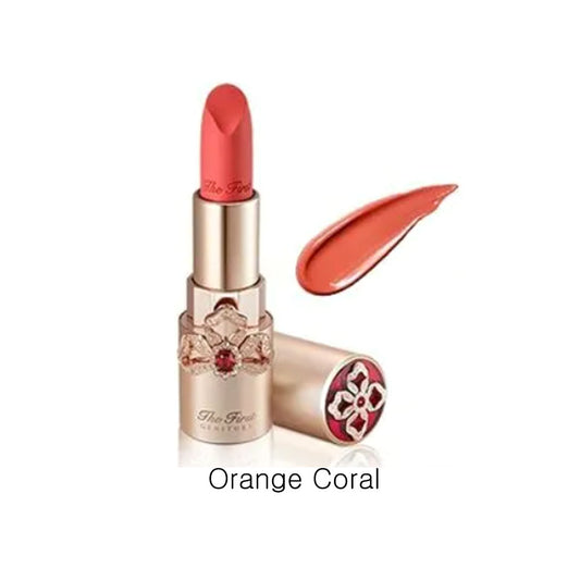 OHUI First Geniture Sheer Velvet Lipstick - #04 Orange Coral