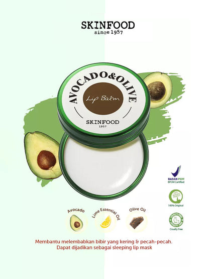 Skinfood Avocado & Olive Lip Balm 2024 version 12g